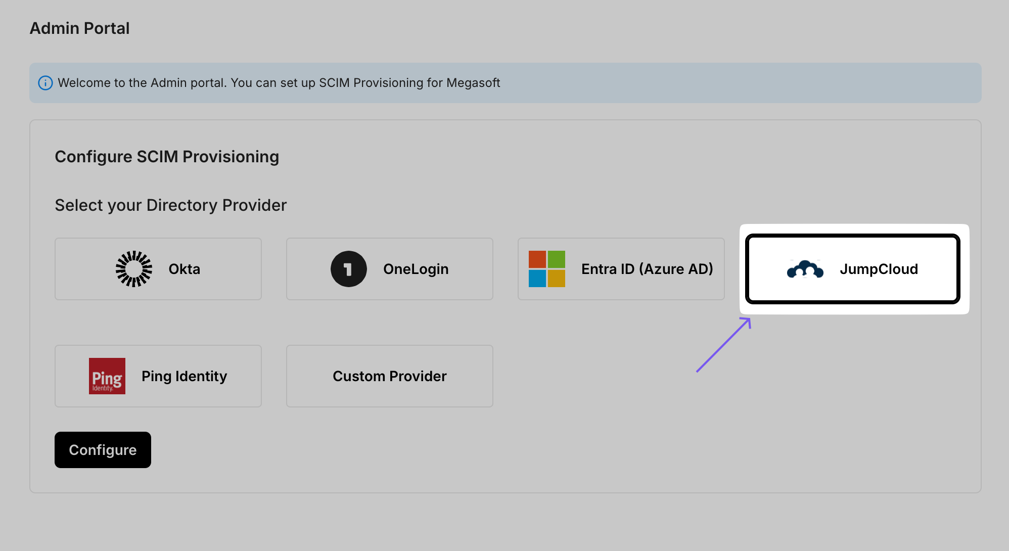 SCIM Provisioning Setup